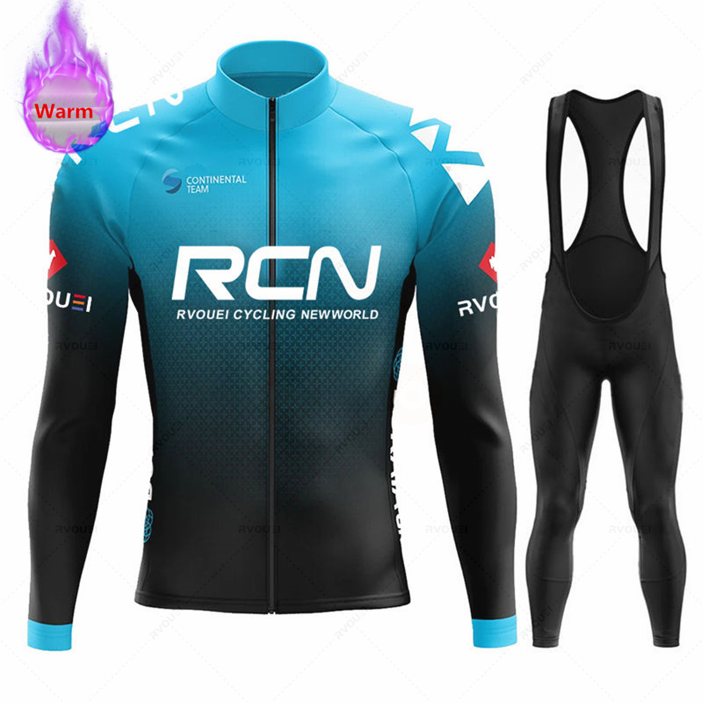 Cycling Gear Brands - Комплект зимней термофлисовой велосипедной одежды Rvouei