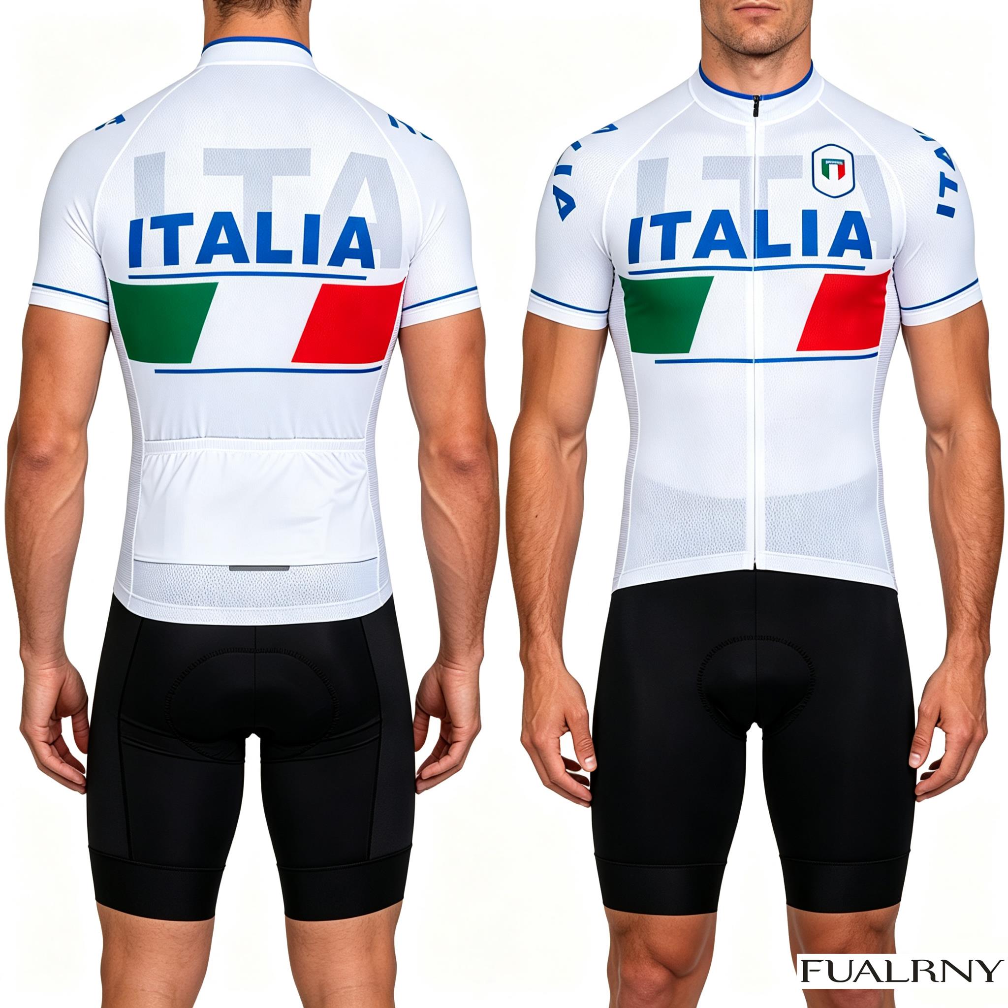 Cycling Gear Jersey - Летний велосипедный комплект ITALIA: джерси и