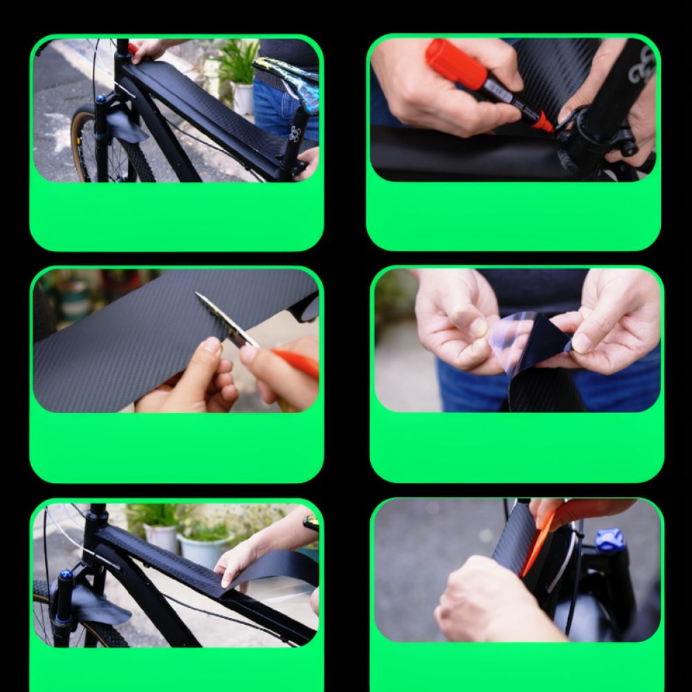 Cycling Gear And Equipment - Защитная пленка для рамы горного велосипеда