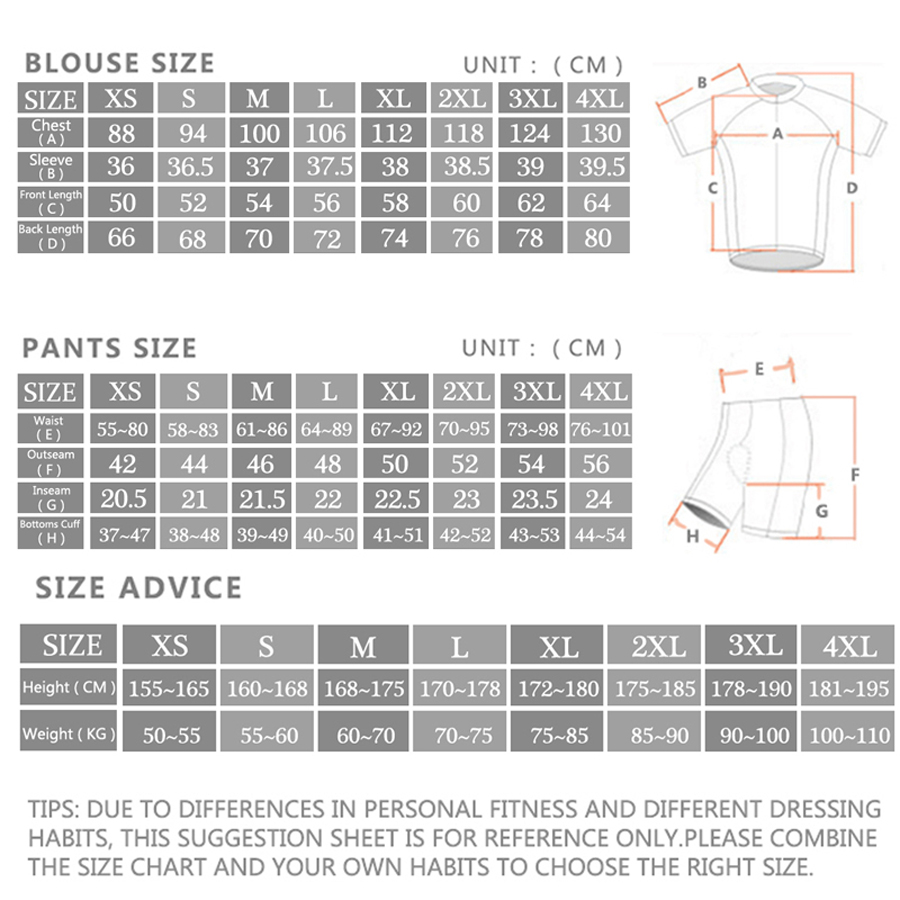 Комплект мужской велосипедной  – обзор и цена Cycling Bib Shorts