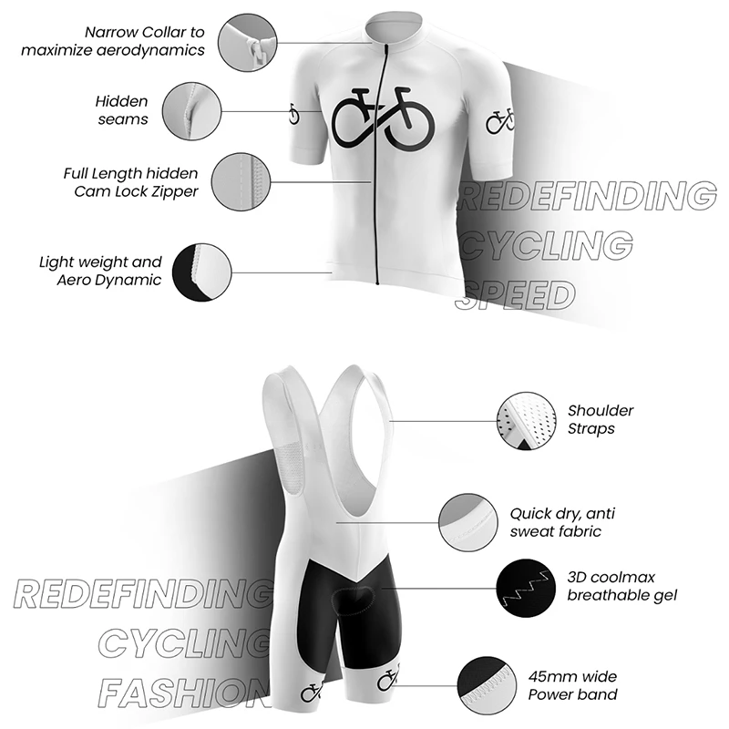 Летний велосипедный комплект D – обзор и цена Cycling Gear Jersey